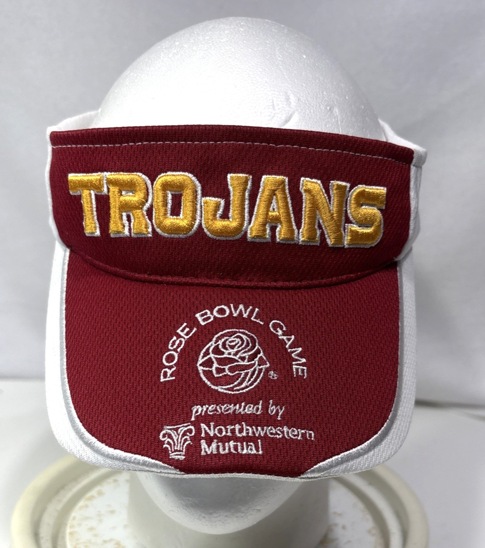 USC Trojans Rose Bowl Game Day Visor Northwestern Mutual Adjustable